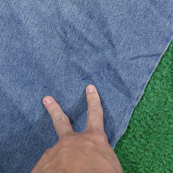 VINTAGE LEVI'S 517 BOOT CUT USA MADE DENIM BLUE JEANS MENS SZ 40X32 (39X32) - Picture 7 of 11